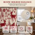 thumbnail image 1 of Christmas Shower Curtain 70.9x59.1in Waterproof Polyester Bathroom Curtain, Festive Holiday Decor with Hooks Easy Clean by MPOISVA, 1 of 7