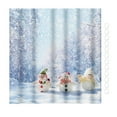 Christmas Shower Curtain Clearance! Kiteky Christmas Decoration Shower