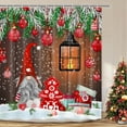 thumbnail image 1 of Christmas Shower Curtain, Cute Christmas Gnome Shower Curtain Set, Winter Waterproof Polyester Fabric Shower Curtains for Bathroom with Hooks for Christmas Decorations Bathroom Decor, 1 of 5
