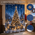 thumbnail image 1 of Christmas Shower Curtain Holiday Set Polyester Mildew Resistant Shower Curtains With Hooks & Waterproof for Christmas Bathroom Decor by MPOISVA, 1 of 7