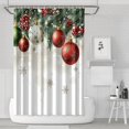 thumbnail image 1 of Christmas Shower Curtain,Welcome Christmas Snowflake Bathroom Curtain Elegant Bathroom Curtains for Apartment Bathroom Decor Christmas, 1 of 5