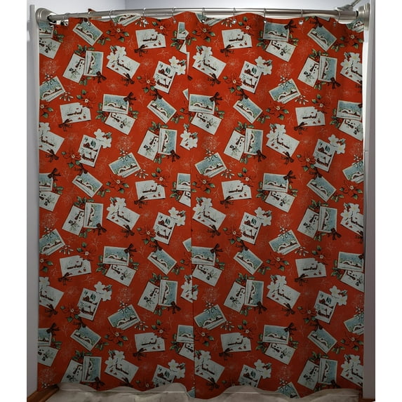 Christmas Shower Curtain by Penny's Needful Things (Christmas Cards)