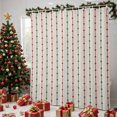 thumbnail image 1 of Christmas Shower Curtains for Bathroom, Farmhouse Xmas Abstract Dots Red Green Stripes Waterproof Fabric Shower Curtain, Decorative Bathroom Curtain for Bathtub, 72"x72", No Hooks Included, 1 of 9
