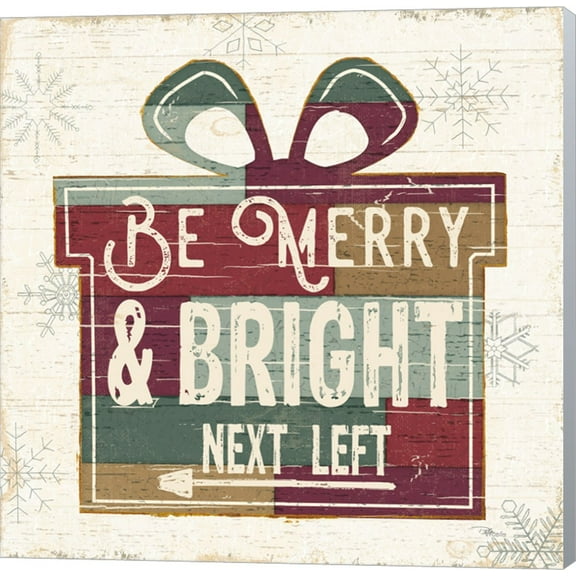Christmas Signs I by Pela Studio, Canvas Wall Art
