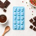 thumbnail image 1 of Sweet Christmas Silicone Chocolate Mold – Xmas Cartoon Figure Silicone Baking Molds – Reusable Flexible Silicone Molds for Chocolate Homemade Holiday Snacks, 1 of 9