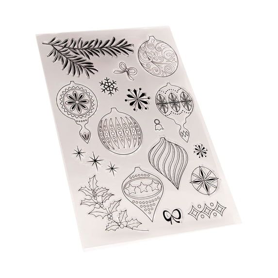Christmas Silicone Clear Seal Stamp Scrapbooking Embossing Photo Album ...