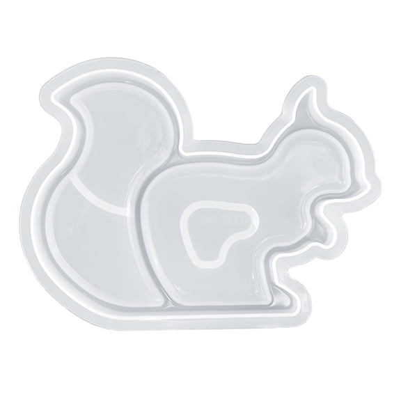 Christmas Silicone Mold for Squirrel Shaped Trays - Non-Stick Flexible Baking Mold for Holiday Desserts, Food-Safe Silicone Bakeware for Festive Treats and Easy Crafting