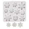 thumbnail image 1 of Christmas Silicone Mold, Winter Snowflake Fondant Chocolate Molds, Reusable Kitchen DIY Baking Tool for Dessert Candy Cake, 1 of 4