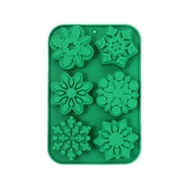A Christmas Silicone Molds For Baking And Craft, 3D Designs With Non-Stick Food Grade Silicone For Chocolate, Soap And Candle Making 9.8X7.5X1.6In 0.45Lb