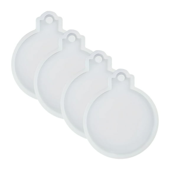 Christmas Silicone Mould Silicone Mould Christmas Ornament Round Pendant Mould Diy Silicone Mould Home Decor