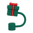 thumbnail image 1 of Taicans Christmas Silicone Straw Toppers - Reusable 0.4in Leak-Proof Drink Caps,Airtight & Dust-Proof Design Cute Party Accessories for Cups (Set of 1), 1 of 6