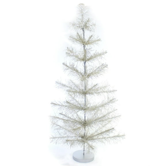 Cody Foster 37.00In Silver Mylar Tabletop Tree, Mylar, 3 Ft Elegant Christmas Classic Ms2133ls