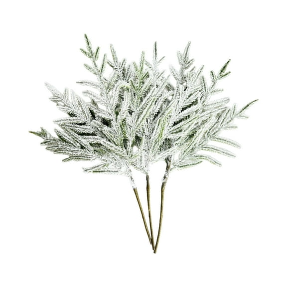 Christmas Simulation Cuttings with Little Snow Christmas Tree Simulation Light Snow Christmas Tree 13 fork Bundle Christmas Decoration
