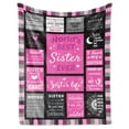 thumbnail image 1 of Christmas Sisters Gifts from Sister, Sister Gifts Blankets ", Best Sister Ever Gifts, Xmas Gifts for Sister, Sister Birthday Gift, Sister Gift Ideas, Sister Wedding Gift Blanket for New Year(50"x60"), 1 of 8