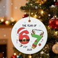 thumbnail image 1 of Christmas Six And Sevens Theme Series Decorative Hanging Ornaments, Unique Holiday Decoration Set For Christmas Trees, Wreaths, Garlands, And Home Seasonal Display, 1 of 6