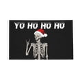 thumbnail image 1 of Christmas Skull Yo Ho Ho Ho Flag 3x5 Ft Outdoor Indoor With Grommet Garden Yard Banner Decorative Sign, 1 of 6