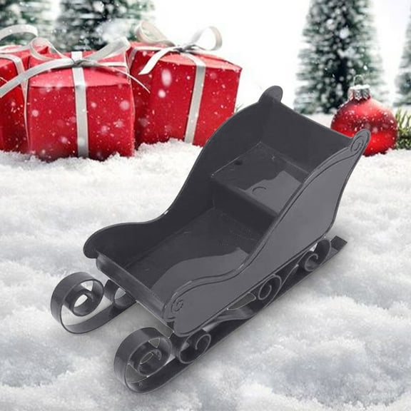 Christmas Sleigh Decor under $5! Yannianjz Christmas Sleigh Decor, Mini Santa Sleigh, Holiday Table Decor, Christmas Tree Ornament, Festive Winter Decor for Home Office Mantel
