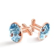thumbnail image 1 of Christmas Sleigh Elegant Stainless Steel Cuff Links for Dress Shirts - or Weddings and Formal Events, 1 of 6
