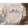 thumbnail image 1 of Christmas Sleigh Rides Shirt, Vintage Christmas Sweatshirt, Christmas Vacation Tee, North Pole Hot Chocolate Shirt, 1 of 5