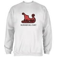 thumbnail image 1 of Christmas Sleigh Slay All Day Mens Sweatshirt White 2XL, 1 of 1