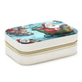 thumbnail image 1 of Christmas Sleigh Velvet Portable Storage Box with Removable Compartment – Gift-Ready, Earring Holder Jewelry Box and Jewelry Organizer, 1 of 7