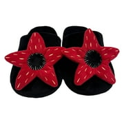 LEBEAUTY Christmas Slippers With Unique Stranger Flower Things Demogorgon Character Design Cozy Indoor Outdoor Soft Fleece Shoes Flower Slippers Demogorgon Slippers Winter Slippers