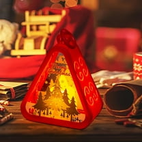 Christmas Small Lantern with LED Tealight, Modern Lantern Decorative, Hanging Candle Lantern for Ramadan Christmas Wedding Table Centerpiece Indian Diwali Decor, Garden Fairy Party Decoration