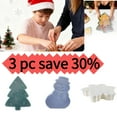 thumbnail image 1 of Christmas Snack Tray With Lid, Christmas Tree-Shaped Tray,Christmas-Themed Snack Cookie Storage Tray, Christmas Table Decoration Tray For Family Home Party Holiday Indoor Outdoor Kitchen 3PC, 1 of 2