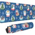 thumbnail image 1 of Christmas Snow Ball Large Mouse Pad for Desk XL Gaming Mouse Pad 31.5x11.8in Extended Desk Mat Non-Slip Base Desk Pad with Stitched Edge Computer Keyboard Mouse Mat Gaming Mousepad for Home Office, 1 of 6