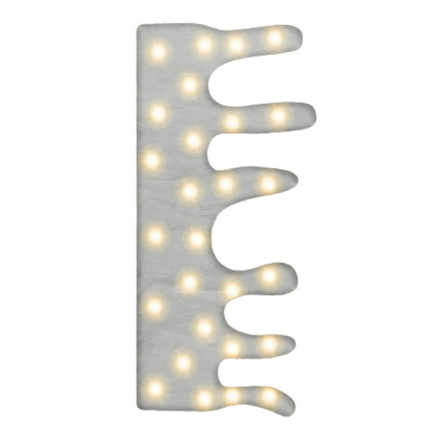 Christmas Snow Blanket with LED Lights Lighted Snow Table Runner