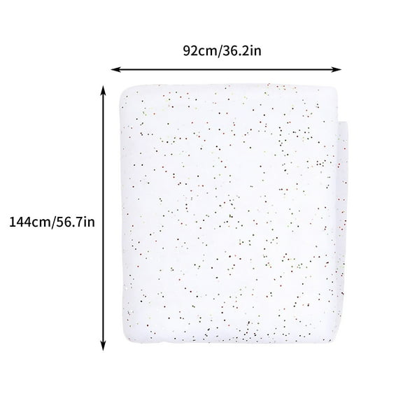 Christmas Snow Cotton Tree Skirt Simulation Snow Scene Decoration, Fluffy Dense Texture Soft to Touch, Hide Unattractive Tree Stand, for Living Room Garden Office Holiday Ambiance