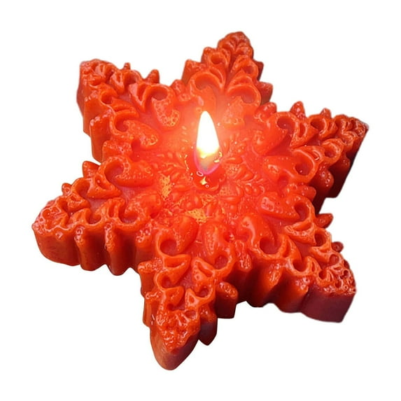 Christmas Snow Flower Winter Scented Candle Soy Wax Aromatherapy Candle Christmas Holiday Party Decoration
