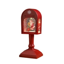 Christmas Snow Globe, Christmas Snow Globe Lantern Snow Globe with Swirling Glitter Battery Operated Christmas Decoration Gift