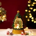 thumbnail image 1 of Christmas Snow Globe Lantern Table Decorations - Christmas Wind Light Glittering Prelit Christmas Tree Santa and Snowman, Battery Operated Lighted Wind Light - Christmas Decorations Indoor Home Decor, 1 of 6