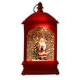 thumbnail image 1 of Christmas Snow Globe Lantern with Reindeer Scene Battery Operated Decorative Light for Holiday Home Table Mantel Centerpiece Indoor Decoration, 1 of 2
