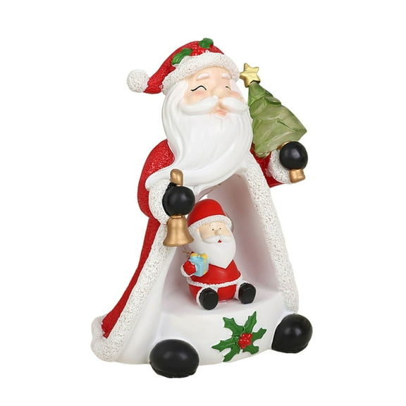 Christmas Snow Globes Lantern Musical Lighted & Timer 8 Musics Christmas Decorations USB/Battery Operated Santa Decorate Xmas Tree Christmas Snowglobe Office Home Decor Gifts for Kid Adult