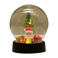 thumbnail image 1 of Christmas Snow Globes, Lighted Decorations Snow Globes Lantern, Santa Christmas Table Decorations LED Crackle Glass Ball for Living Room Fireplace Tabletop,Home Décor & Gift, 1 of 8