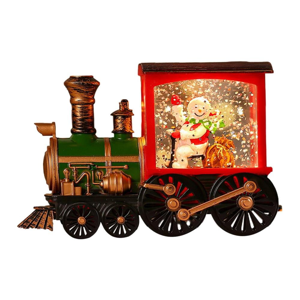 Christmas Snow Globes Christmas Train Christmas Decor Rotating