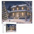 thumbnail image 1 of Christmas Snow House Holiday,Christmas Festival 500 Piece Jigsaw Puzzle for Adults Challenging Puzzle Perfect for Game Nights - A005, 1 of 8