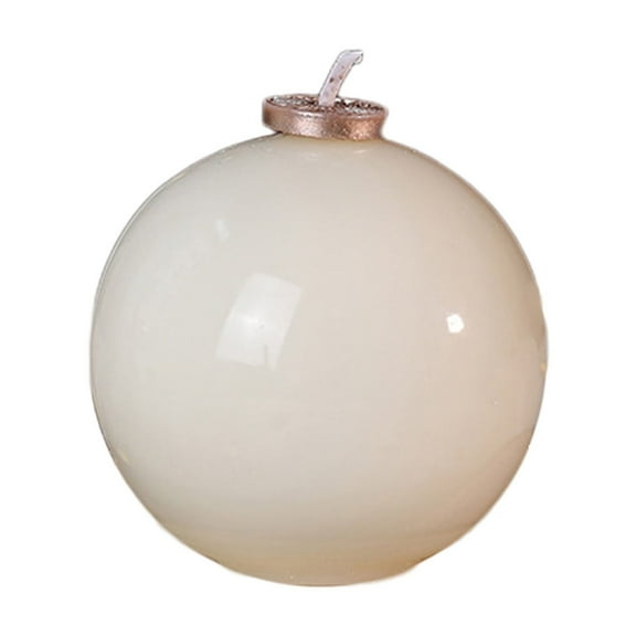 Christmas Snowball Aromatherapy Candle DIY Scented Jar Candle Holiday Mood Decor Gift for Home Fragrance Festive Atmosphere White Version