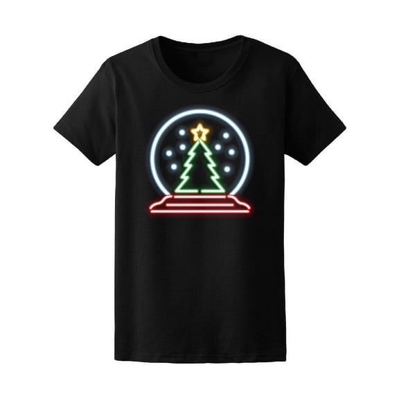 Christmas Snowball Tree T-Shirt Women -Image by Shutterstock, Female XX-Large