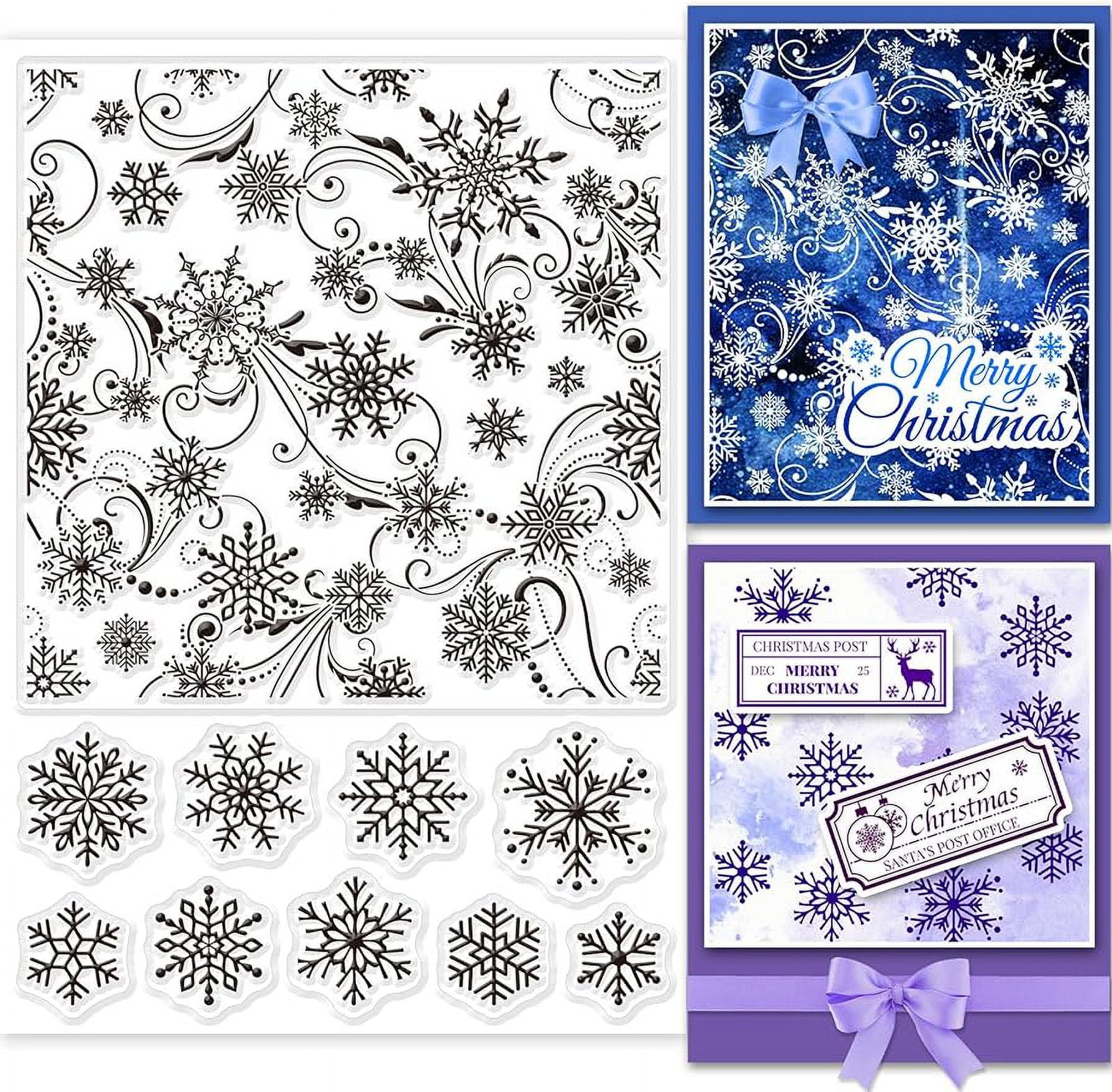Gina K Designs - Clear Stamp - Ornamental Snowflakes