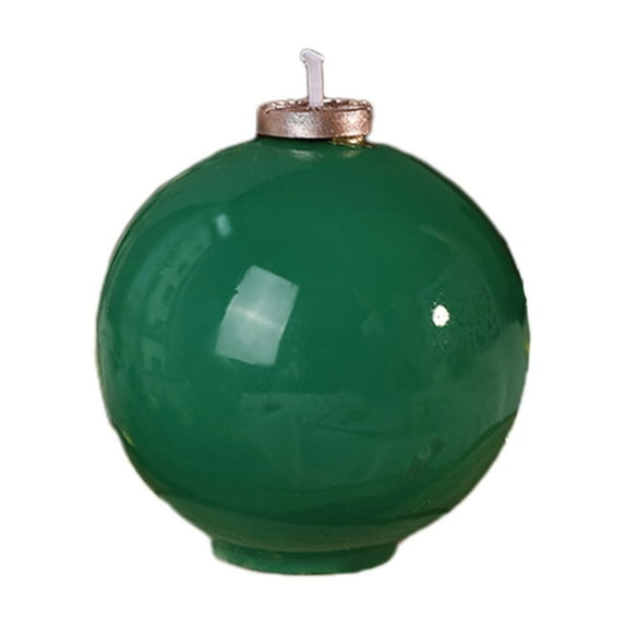 Christmas Snowflake Ball Aromatherapy Candle, Scented Soy Wax Decorative Candle for Holiday Home Decor, Table Centerpieces, Gifts & DIY Mood Setting
