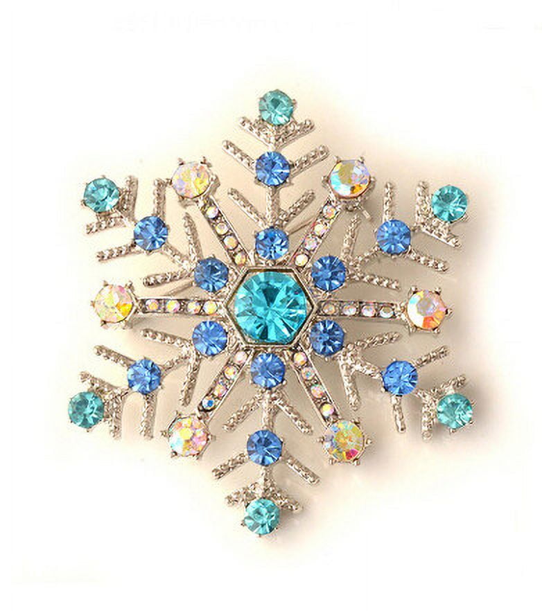 Christmas Snowflake Brooch Stick Pin Christmas And Brooches Leopard