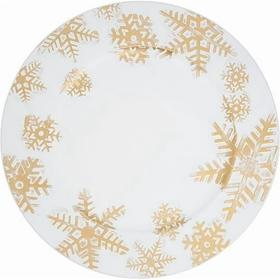 Christmas Snowflake Charger Plate (Set of 4)