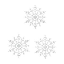 Christmas Snowflake Decoration Pendant 12.8Cm - Plastic Snowflake Ornaments 5 Inch Plastic Snowflake Ornaments For Winter Christmas Decorations