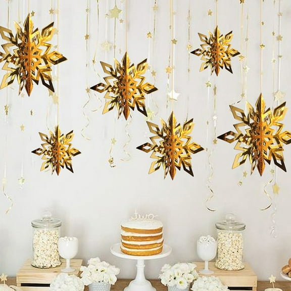 Christmas Snowflake Decorations Christmas Tree Pendant Ceiling Windowsill Hanging Ornaments For Home Outdoor Holiday Decor