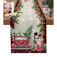 thumbnail image 1 of Christmas Snowflake Elk Tree Christmas Home Decor Table Runner Wedding Decoration Tablecloth Kitchen Table Runners, 1 of 4