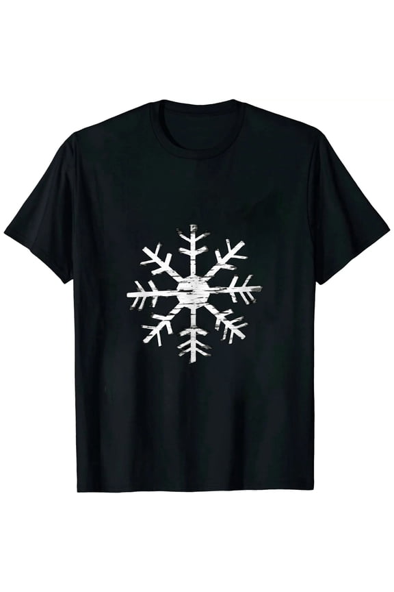 Christmas Snowflake Graphic Novelty Sarcastic Funny T Shirt