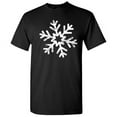 thumbnail image 1 of Christmas Snowflake Novelty Funny Graphic Tee For Christmas Sarcastic Hilarious Fit Well Tshirt Xmas Birthday Gift Adult Humor T Shirt, 1 of 5